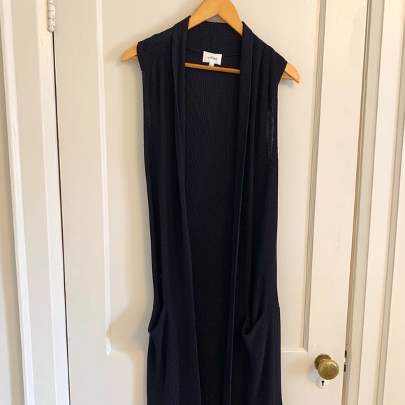 Long Sleeveless Cardigan - Picture 1 of 4
